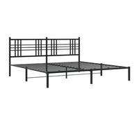 Metal Bed Frame Home Bedroom Bed Base Bedstead Mattress Foundation vidaXL