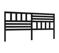(black, 186 x 4 x 100 cm) vidaXL Bed Headboard Bedroom Bed Header Decorative Headboard Solid Wood Pine