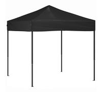 vidaXL Folding Party Tent Black 2x2 m, Black