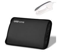 Gr8 Home Rechargeable Electric Hot Water Bottle Plush Hand Pouch Black