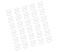 Black 1mm Thick Silicone Nose Pad for Glasses and Shades 30 Pairs Anti Slip Adhesive Cushions Sports Glasses Anti Slip Solution