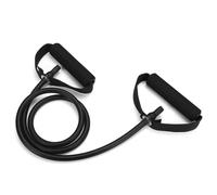 (Black) 1Pc 10/15/20/25/30/35/40lbs Resistance Bands Fitness Muscle Training Exercise Bands