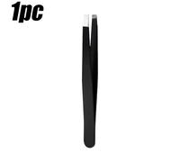 (black-1pcs) 1-10pcs High-precision tweezers Stainless steel eyebrow clip for men and women, high-precision cell clip, acne clip