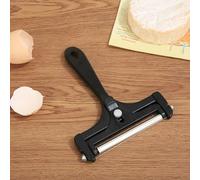 (black, 1PCS) 1pcs Stainless Steel Cheese Slicer Adjustable Thickness Butter Cutter Soft And Semi-hard Kitchen Cooking Tools Cheddar Gadgets Grater