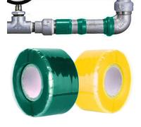 (Black) 2.5cmx1.5m Waterproof Silicone Adhesive Tape Pipe Repair Tape Self Fixable tape Stop Leak Seal Insulating Tape Boding Rescue Tape