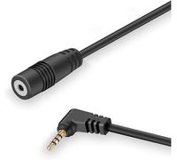 Black 2.5mm for DashCam Rear View Camera Extension Cable,90 Degree Backup Camera Extension Cord,Mirror Cam Extension Adapter Wire Compatible for 4Pin and 5Pin Reverse Cam (6Ft Thicker),Car Safety