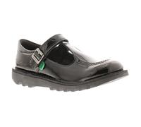 (Black, 2 (Adults')) Kickers Kick T Bar Girls' Shoes UK Size