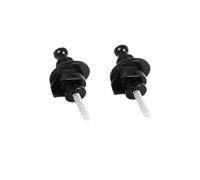 Black 2 Pack Guitar Strap Button Buckle Lock, Robust Strap Lock Copper-alloy Straplocksfor Acoustic Electric Bass Guitar Ukulele Replacement