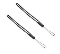 Black 2 PCS Adjustable Colorful Silicone Hand Wrist Strap Lanyard Waterproof for Cell Phone, USB Flash Drive, Mp3, Mp4, Mini Camera