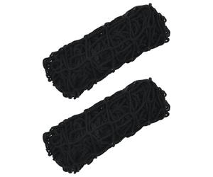 (black, 2 x 1.2 m) vidaXL Hay Nets Livestock Feeders Horse Pony Cattle Feeding Bale Feeder PP