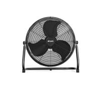 (Black, 20") Air Pro Floor Fan - Powerful Air Cooling Fan - 3 Speed Settings - Portable Electric Fan With Metal Blade & Body