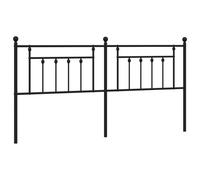 (black, 200 cm) vidaXL Metal Headboard Bed Header Bed Headboard Black Headboard Black 80 cm