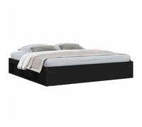 (black, 200 x 200 cm) vidaXL Bed Frame Bedroom Mattress Foundation Guest Room Bedstead Bed Base