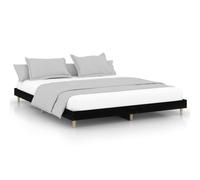 (black, 200 x 200 cm) vidaXL Bed Frame Home Bedroom Bed Base Bedstead Platform Bed Engineered Wood