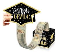 Black 2026 Graduation Gifts, Class of 2026 Money Gift Box,Surprise Grad Money Holder with Pull Out Card, Class of 2026 Funny Cash Gift Ideas for Boys Girls High School College