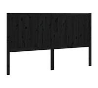 (black, 205.5 x 4 x 100 cm) vidaXL Bed Headboard Home Bedroom Decorative Bed Header Panel Solid Wood Pine