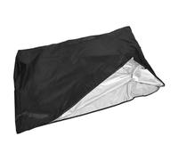 Black 210d Oxford Mobility Scooter Cover for Rain and Dust | Portable Fold-up Design, Sleek Outdoor Look, Fits Seats and Folding Electric Scooters, for Commuting
