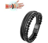 (black, 21cm) Experience Wellness and Relief with the Volcanicx Magtherapy Menopause Bracelet - Designed for Slimming and Volcanicx Menopause Relief Bracelet