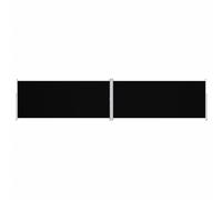 (black, 220 x 1000 cm) vidaXL Retractable Side Awning Balcony Windscreen Patio Sun Protection Screen