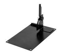 Black 23x14.5x8 Cm Golf Practice Plate Iron Alignment Stick Rod Trainer Durable Metal Professional Swing Trainer Practice Tool Training Equipment Golfing Accessory For Swing Men Women