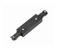 Black 240V Single Circuit Track Central Connector Accessory Track Lighting