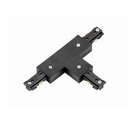 Black 240V Single Circuit Track T Shape Connector Accessory Track Lighting