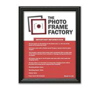 (Black, 24x24 Inch) New Antique Traditional Wooden Effects Picture Photo Frames