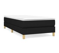 vidaXL Box Spring Bed Frame Black Single Fabric (UK/IE/FI/NO only)
