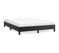 vidaXL Bed Frame without Mattress Black 135x190 cm Double Double Faux Leather