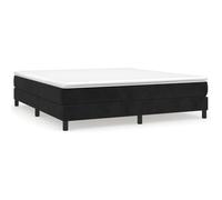 vidaXL Box Spring Bed Frame Black Super King Velvet (UK/IE/FI/NO only)
