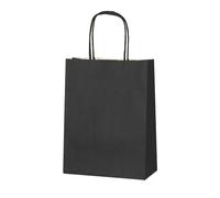 (Black, 25) Small Twist Handle Paper Party Bags - Choose your Colour and Quantity