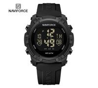 (Black, 260mm) NAVIFORCE digital watch Unisex waterproof gift wristwatch NF7104