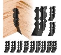 Black 2X8 Joist Hanger Heavy Duty 14 Gauge LU28 Black Face Mount Joist Hangers for Rafter Hurricane Ties Joist Hangers, Tie Brackets for Floor Deck and Ceiling Trusses -12 pk