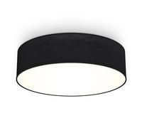 Black 2xE27 40W Requires Bulb Ceiling Light B.K.Licht Black One Size