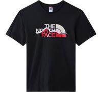 (Black, 2XL) The North Face Mens Mountain Line T-Shirt