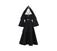 (Black, 2XL) The Nun Valak Costume The Conjuring 2 Halloween Cosplay Fancy Dress Horror Black
