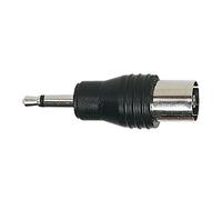 Black 3.5 mm Mono Plug to Coaxial Socket