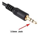 Black 3.5mm Jack Aux Cable Adapter Fit for 2 3 5 6 2006-2013, Fast Data Transfer, Direct Replacement, 145cm Cable, Compatible with Mobile Devices, MP3, Cellphones