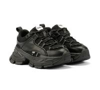 (Black, 3 (Adults')) Buffalo Saturn Lace Women's Black Trainers