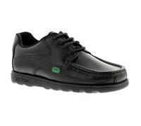 Kickers Boys 20355360 Leather Shoes, Black, 3 UK