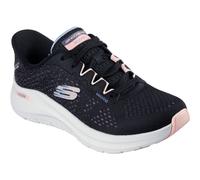 (Black, 3 (Adults')) Skechers Arch Fit 2.0 Fresh Pace Textile Women's Black/Multi Trainers