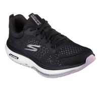 (Black, 3 (Adults')) Skechers Go Walk Workout Walker Outpace Polyester Women's Black/Lavender Trainers