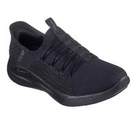 (Black, 3 (Adults')) Skechers Relaxed Fit Sport - Ballet Chic Textile Women's Black Trainers