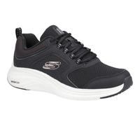 (Black, 3 (Adults')) Skechers Vapor Foam Textile Women's Black/Pink Trainers