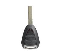Black 3 Button Key Fob Shell for Porsche Boxster 987 Cayman 911 997