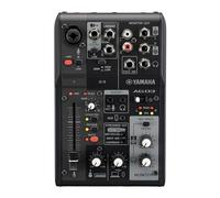 Black 3-Channel Live Streaming Mixer/USB Interface for IOS/Mac/PC