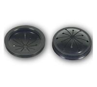 Black 3-Inch Garbage Disposal Splash Guard - Kitchen Sink Baffle Covers for Whirlaway, Waste King and GE Models - Rubber Drain Cover Disposal and Splash Protection, Garbage Disposals and Parts