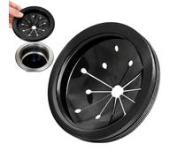 Black 3-Inch Rubber Garbage Disposal Splash Guard Baffle Cover | for Whirlaway & Waste King, Drain Protection, Kitchen Sink Use, for GE Models