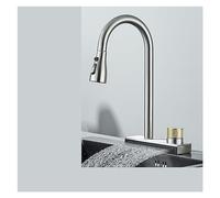 Black 3 Way Pull Down Kitchen Faucet Adjustable Sprayer Mixer Tap for Gourmet Sin Modern Design for Home & Restaurant Use Model A & Functali