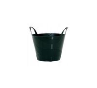 (Black, 30 Litres) Flexi Bucket Plastic Tub 15 30 45L Bin Storage Feed Garden Building Laundry Toys
